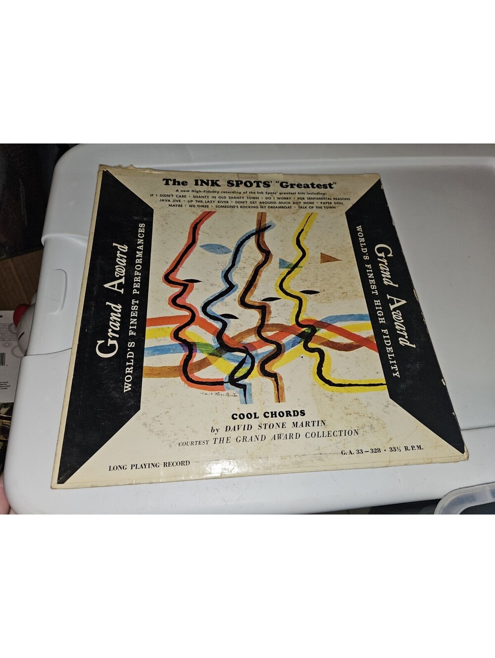 THE INK SPOTS GREATEST - 12" VINYL RECORD ALBUM LP DAVID STONE MARTIN Untested